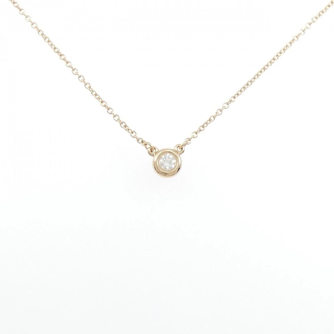 TIFFANY & CO. BY THE YARD NECKLACE: Tiffany & Co. By the Yard Necklace Brand: Tiffany Type: Necklace Material: 750 Pink Gold, Main Stone/Creation Natural Color: Pink Gold Size: ActualSize Diameter: 5.2mm Chain Max. W: 1.1mm Accesso