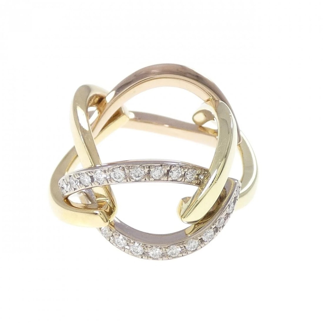 MIKIMOTO DIAMOND RING: MIKIMOTO Diamond Ring Brand: MIKIMOTO Type: Ring Material: K18 Yellow Gold K18 White Gold K18 Pink Gold, Main Stone/Creation Natural Color: Yellow GoldWhite Gold Pink Gold" Size: 5 (US size) 