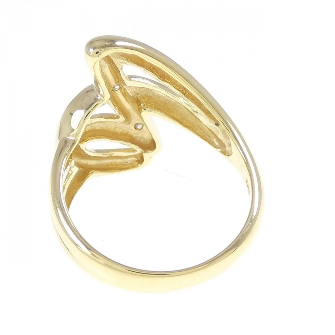 K18YG DIAMOND RING - 3