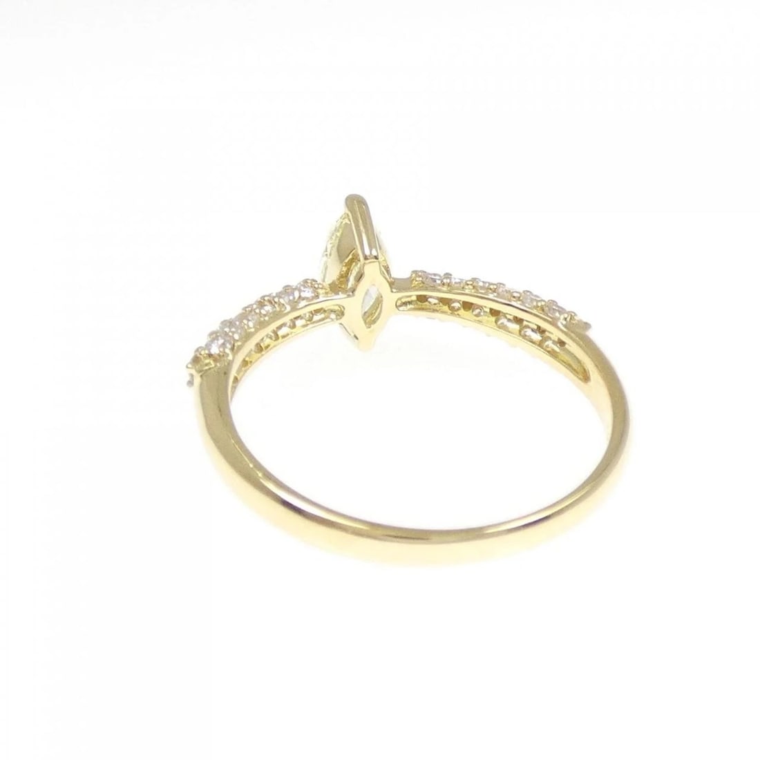 K18YG DIAMOND RING - 2