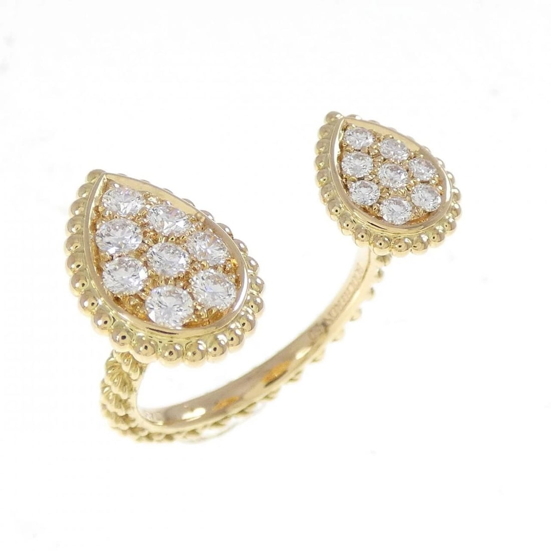 BOUCHERON SERPENT POEM 2 MOTIFS RING: Boucheron Serpent Poem 2 motifs Ring Brand: Boucheron Type: Ring Material: 750 Yellow Gold, Main Stone/Creation Natural Color: Yellow Gold Size: 5.5 US US Accessories: None Accessories Not