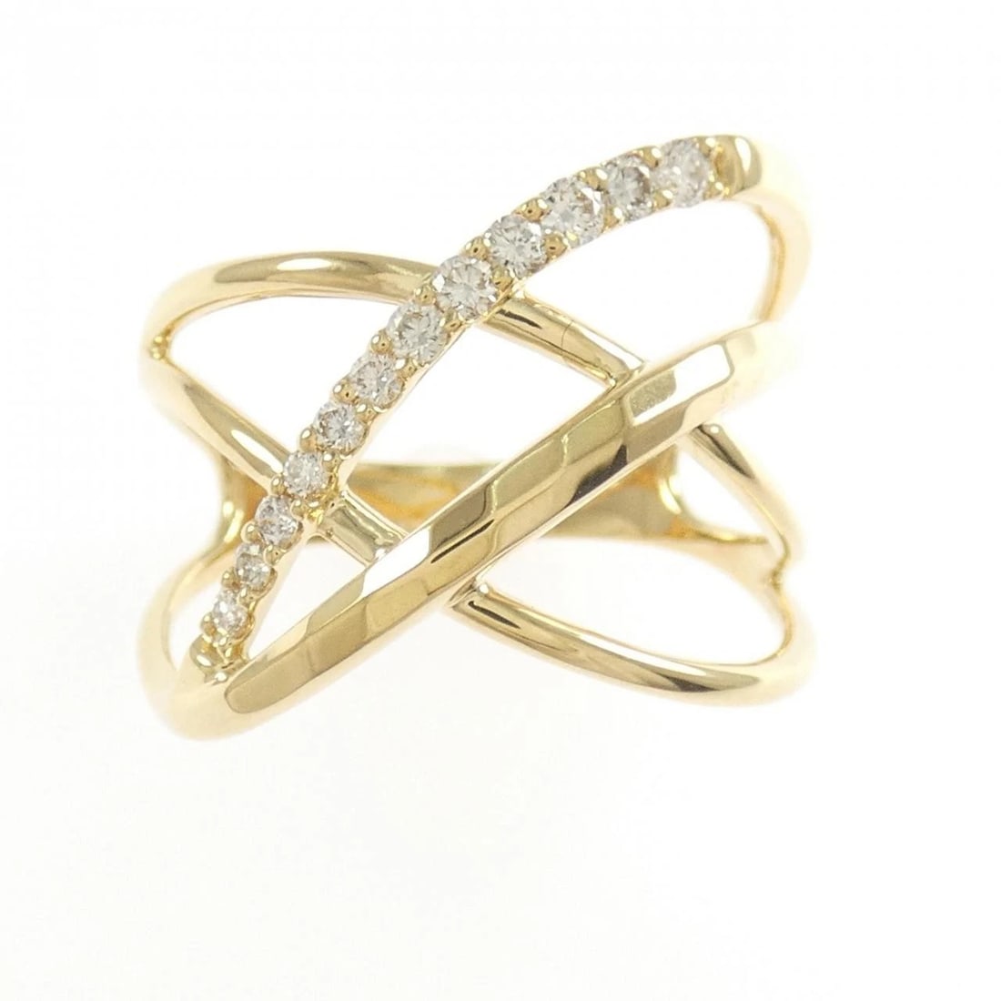 K18YG DIAMOND RING - 2