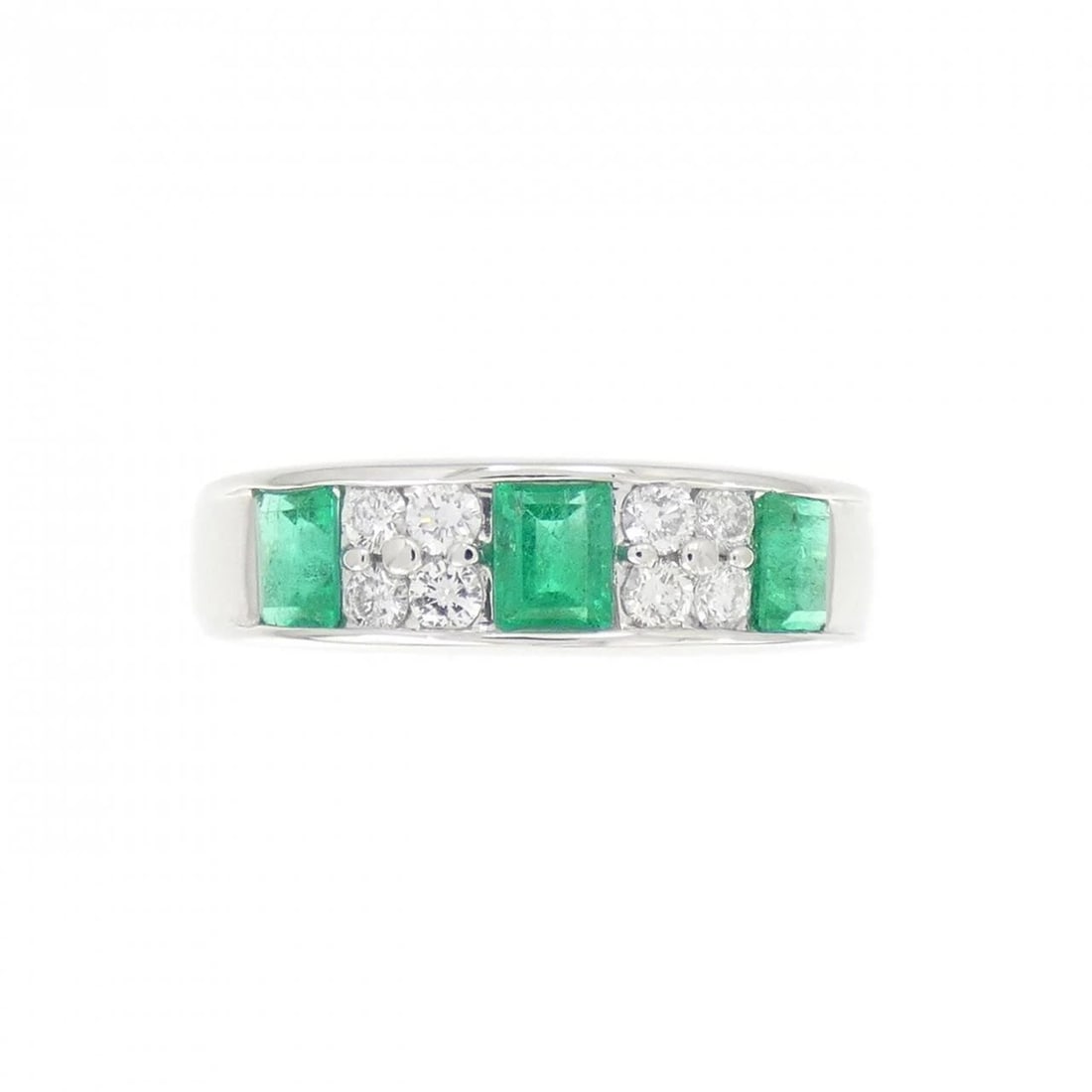 PT900 EMERALD RING - 2