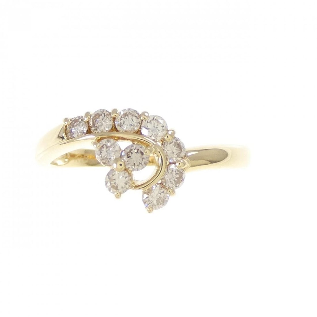 K18YG DIAMOND RING - 2