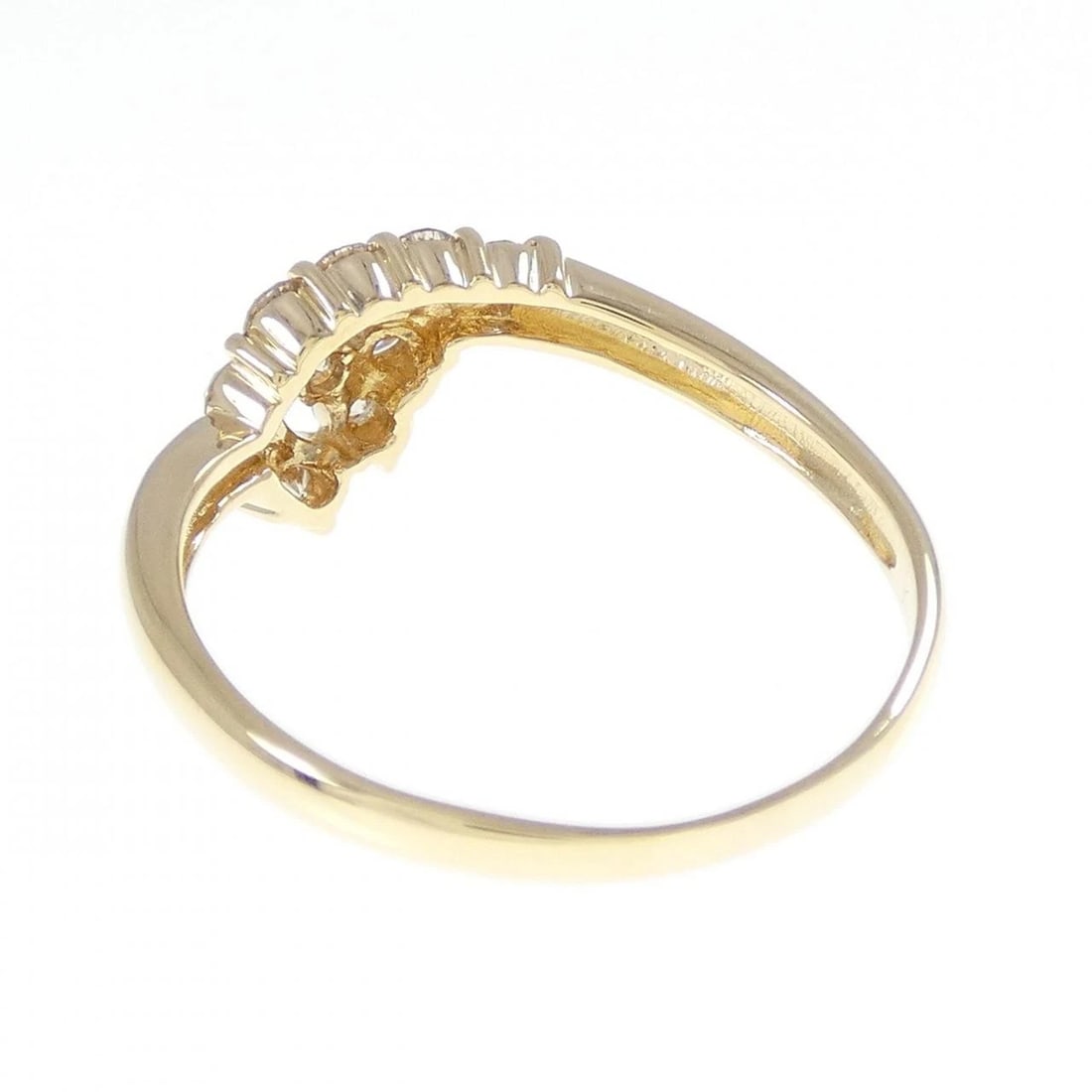 K18YG DIAMOND RING - 3