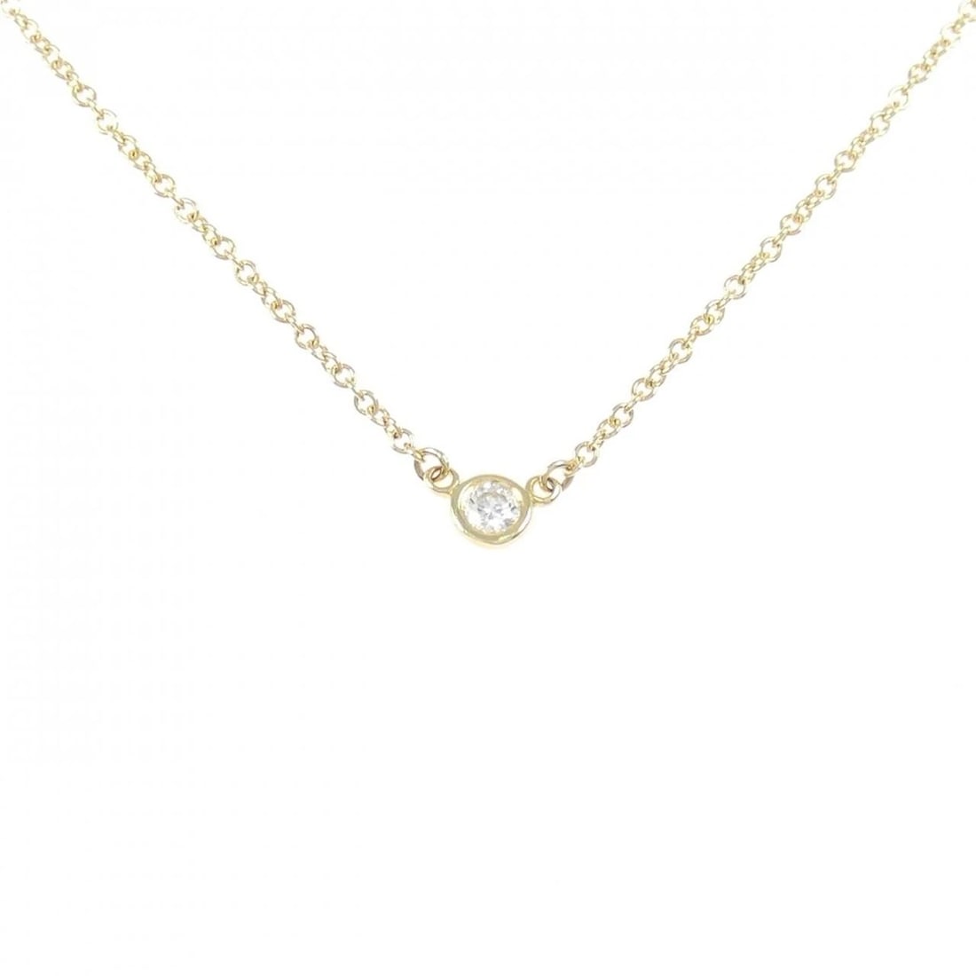 TIFFANY & CO. BY THE YARD NECKLACE: TIFFANY & Co. By the Yard Necklace Brand: TIFFANY&Co. Type: Necklace Material: 750 yellow gold, Main Stone/Creation Natural Color: yellow gold Size: 42cmActual Size Diameteraround: 3.4mm Chain