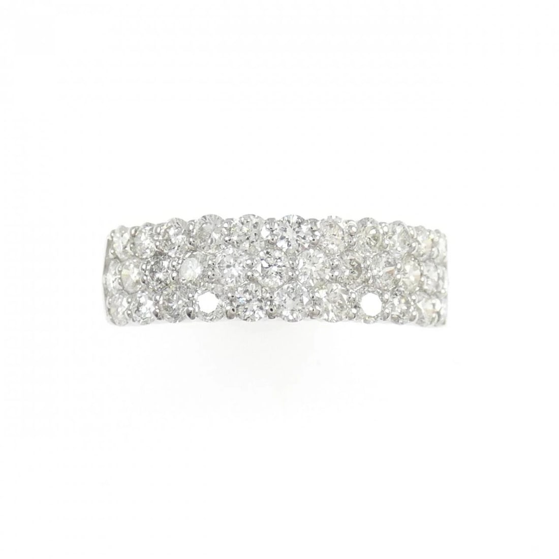 PT900 PAVE DIAMOND RING - 2