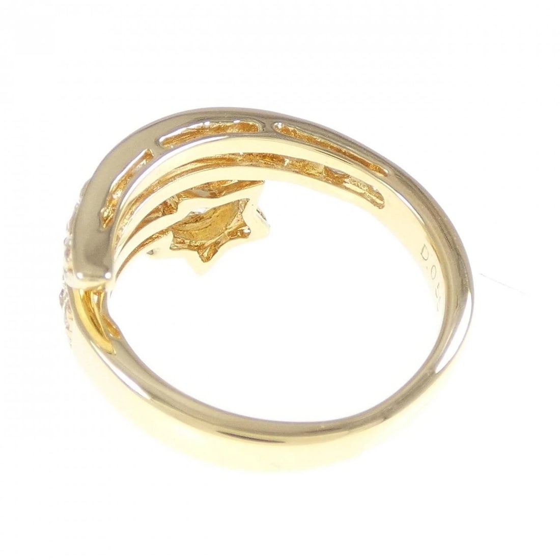 K18YG STAR DIAMOND RING - 3