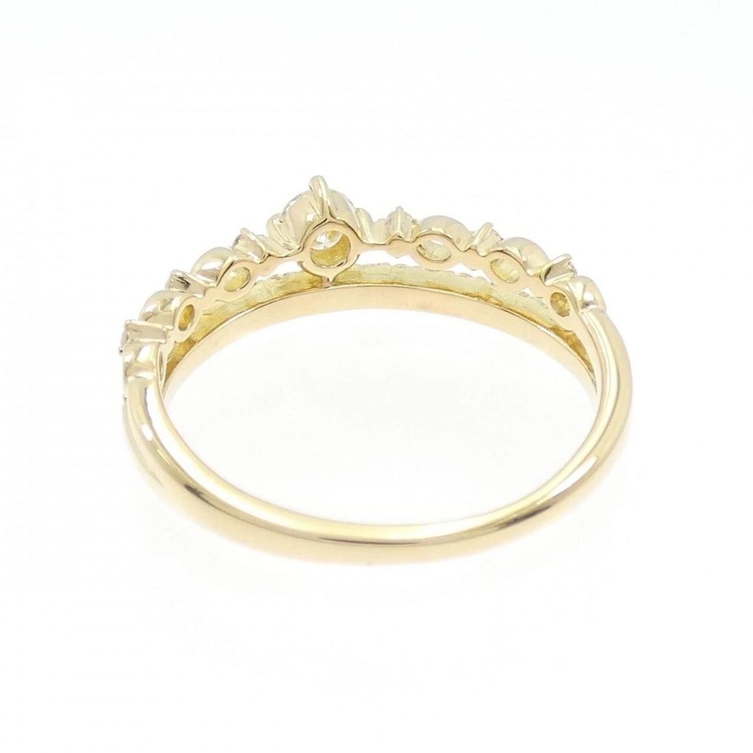 K18YG DIAMOND RING - 3