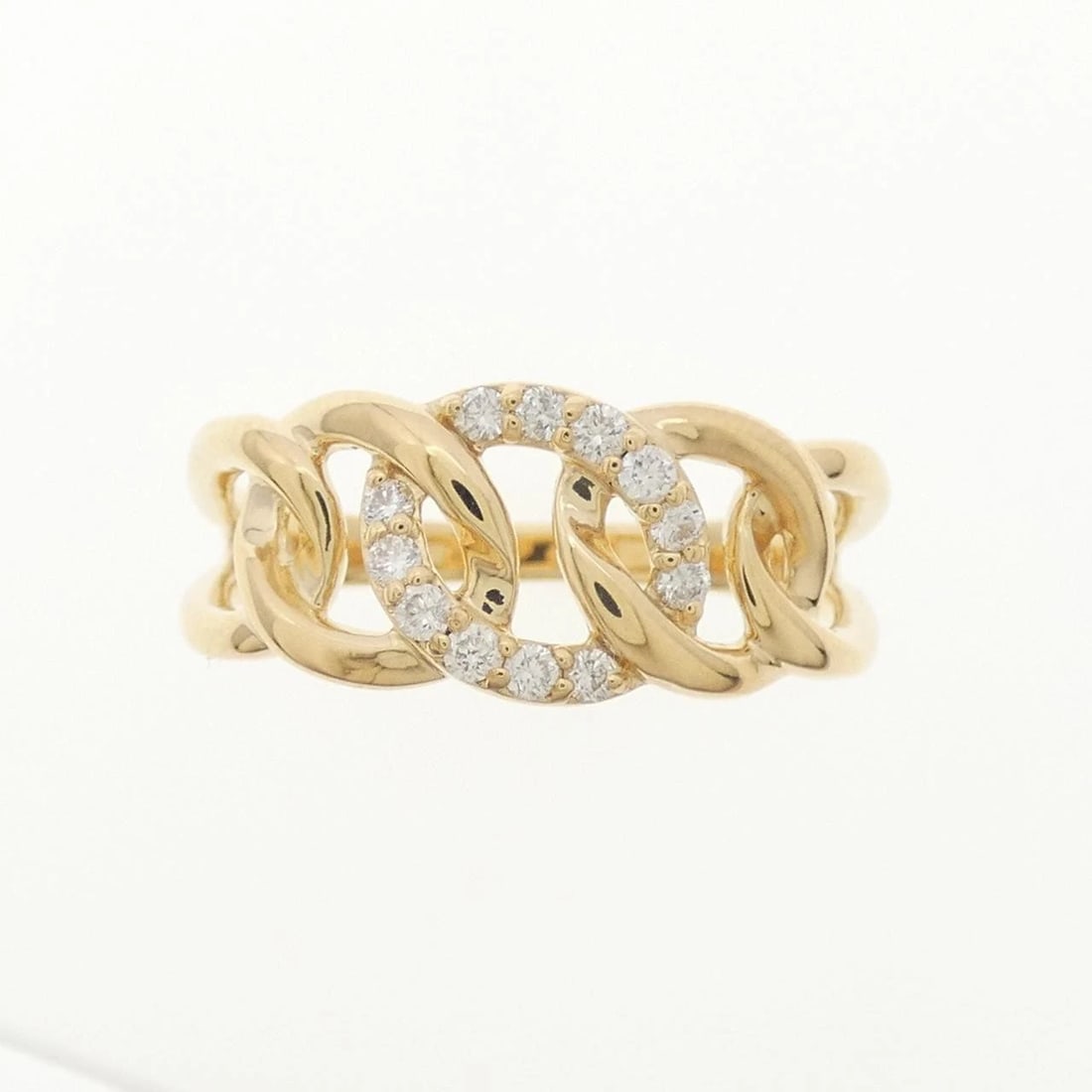 K18YG DIAMOND RING - 2
