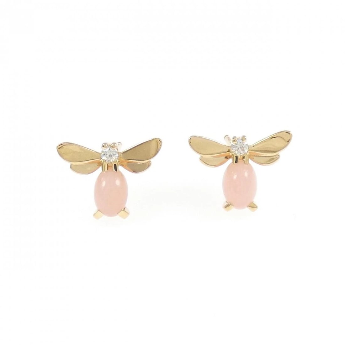 CHAUMET ATTRAPPE MOI EARRINGS: CHAUMET Attrappe moi Earrings Brand: CHAUMET Type: Earrings Material: 750 Pink Gold, Color: Pink Gold Size: ActualSize HxW: 9.5mmx12.0mm Accessories: None Accessories Notice: When purchasing