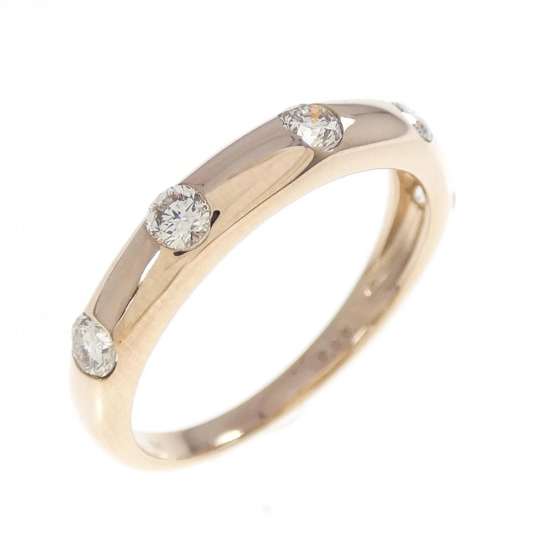 K18PG DIAMOND RING: K18PG Diamond Ring Brand: Unbranded Type: Ring Material: K18 Pink Gold, Main Stone/Creation natural Color: pink gold Size: 6 US Accessories: None Accessories Notice: When purchasing pre-ow