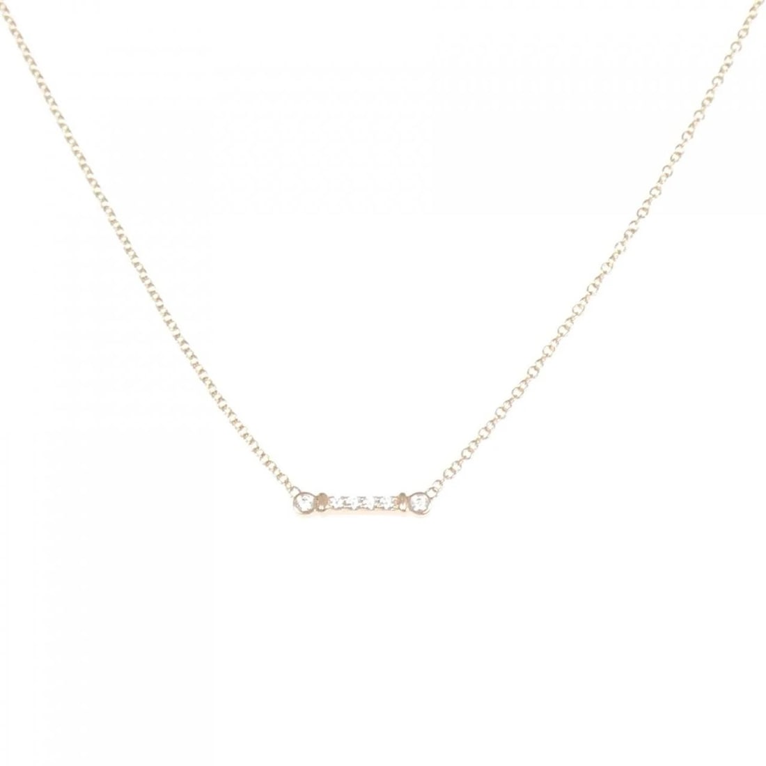 TIFFANY FLEUR SQUIRREL STEM NECKLACE: Tiffany Fleur Squirrel Stem Necklace Brand: Tiffany Type: Necklace Material: 750 Pink Gold, Main Stone/Creation Natural Color: Pink Gold Size: 40cm, ActualSize Pendant top H x W: 2.7mmx12.5mm