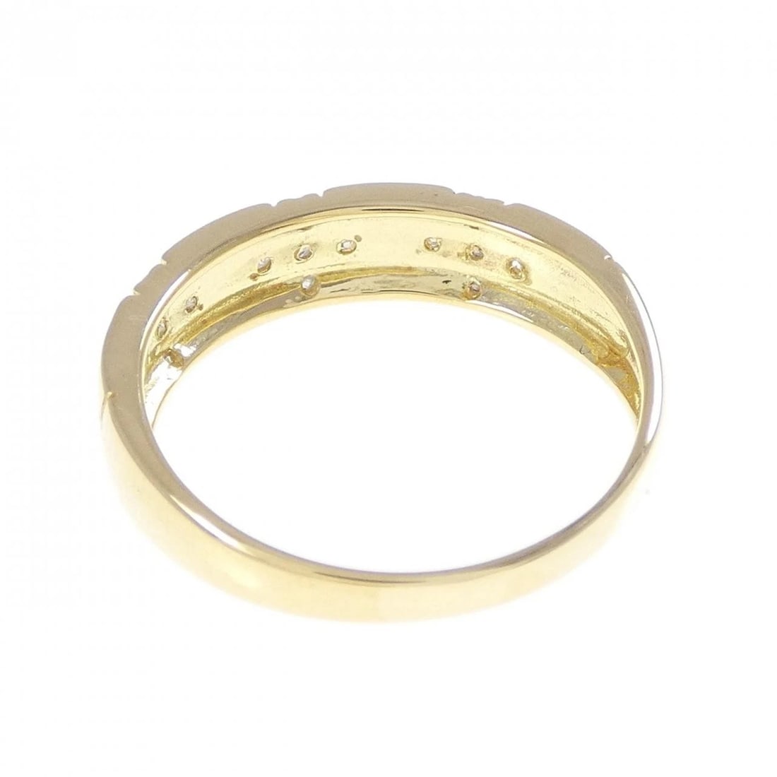 K18YG DIAMOND RING - 3