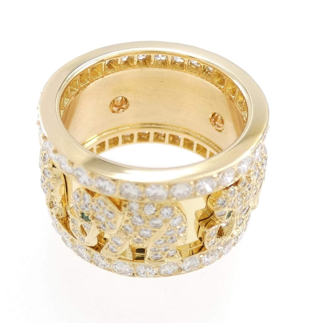 CARTIER ELEPHANT EMERALD RING - 3
