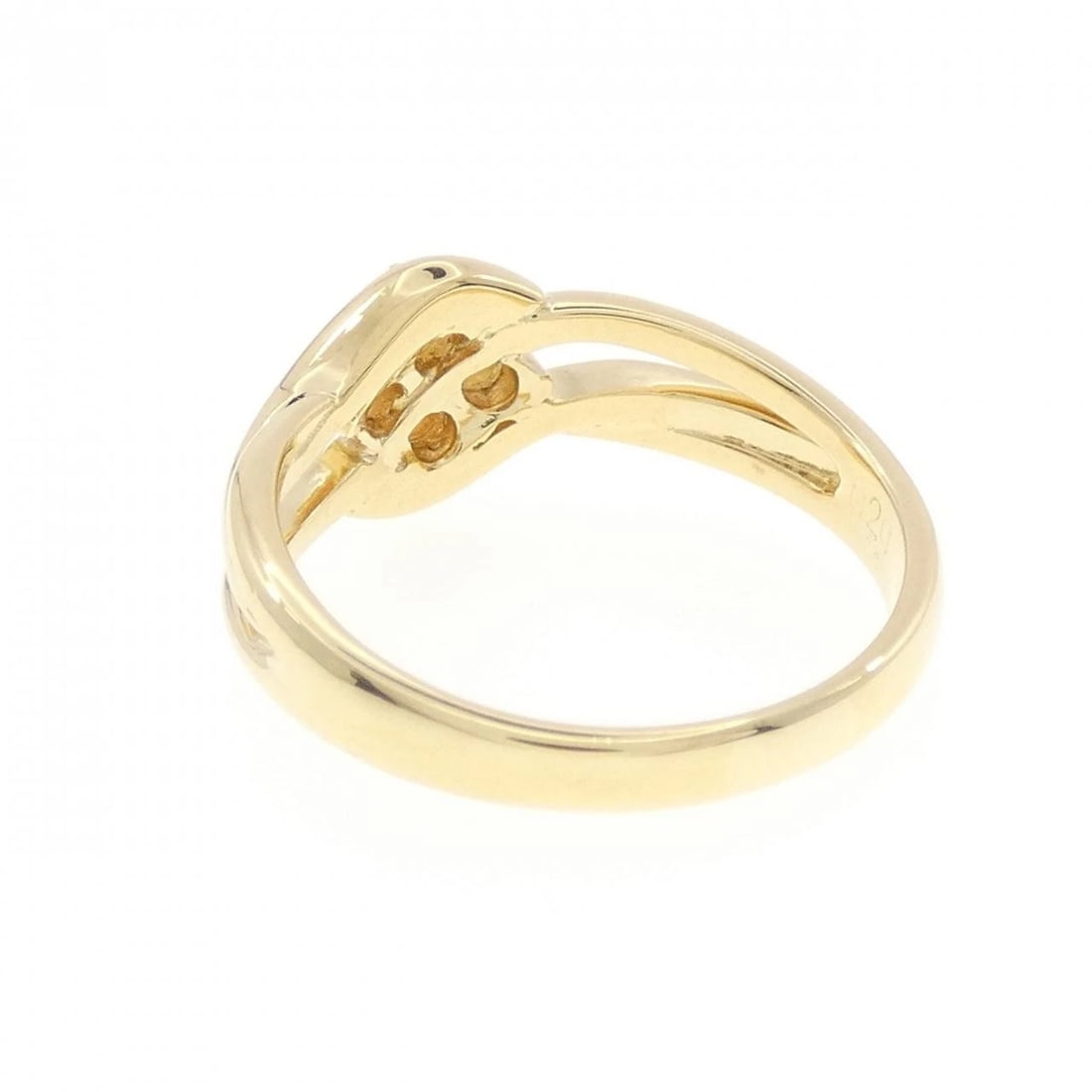 K18YG DIAMOND RING - 3