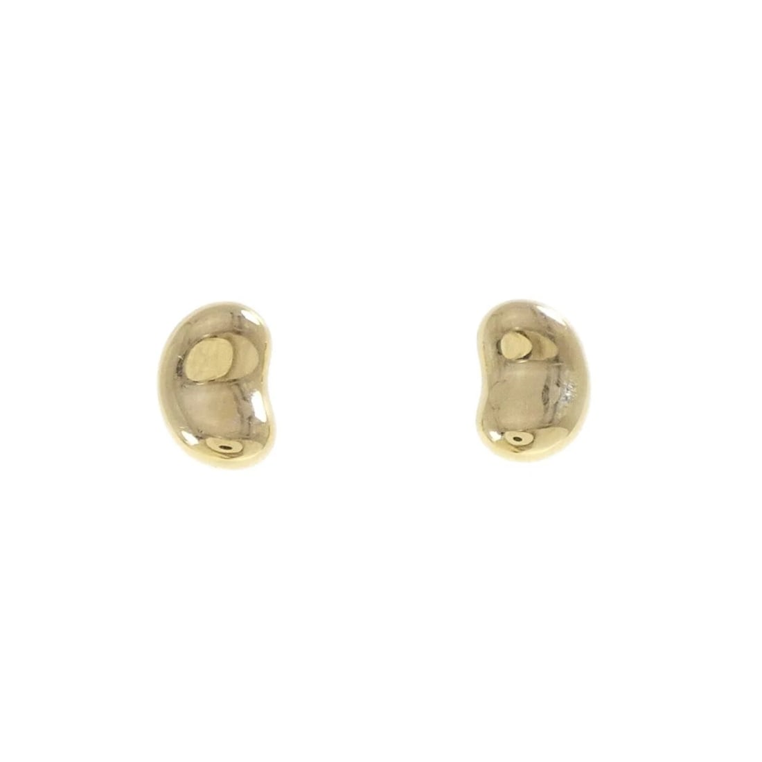 TIFFANY BEAN EARRINGS: Tiffany Bean Earrings Brand: Tiffany Type: Earrings Material: 750 Yellow Gold, Color: Yellow Gold Size: ActualSize HxW: 8.8mmx6.0mm Accessories: None Accessories Notice: When purchasing