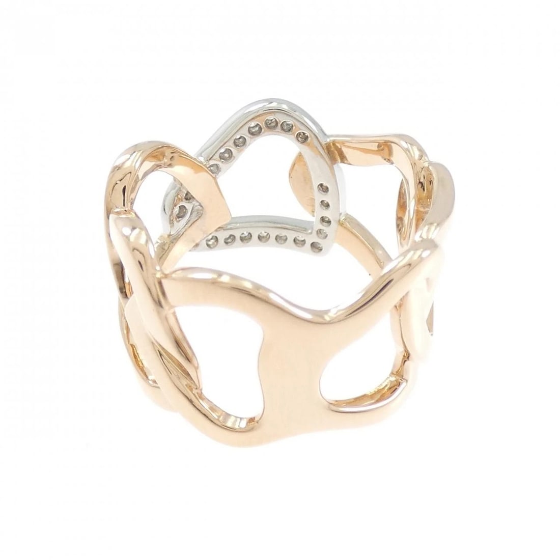 K18PG K18WG DIAMOND RING - 3