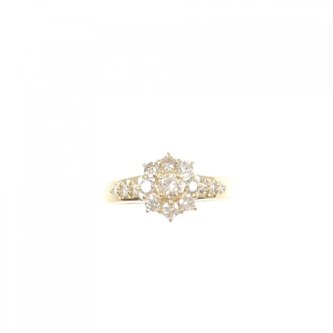 K18YG DIAMOND RING: K18YG Diamond Ring Brand: Unbranded Type: Ring Material: K18 Yellow Gold, Main Stone/Creation Natural Color: Yellow Gold Size: 6-6.5 ( US size) Accessories: None Accessories Notice: When