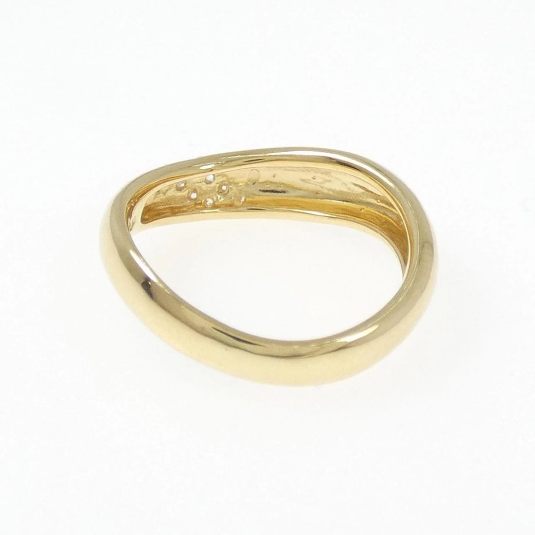 K18YG DIAMOND RING - 3