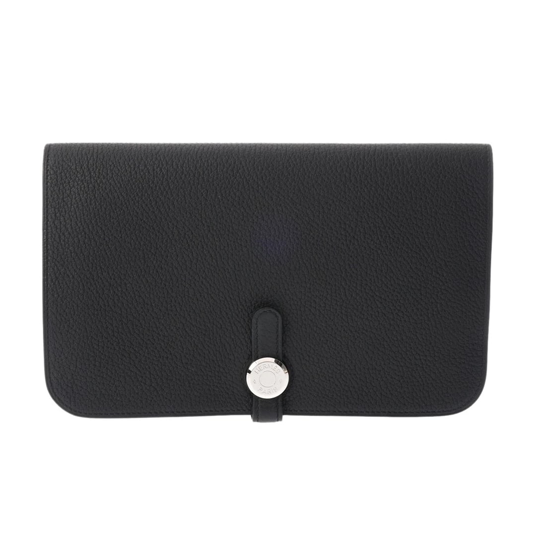 HERMES DOGON GM TOGO BLACK UNISEX PURSE PURSE: HERMES Dogon GM Togo black unisex Purse Purse Brand: HERMES Type: Purse Material: Togo Color: black × SilverMetal Size: H:about 4.7inch W:about 7.9inch Accessories: None Accessories Notice