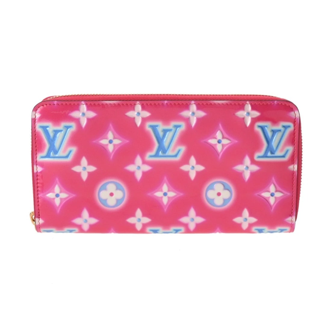 LOUIS VUITTON ZIPPY WALLET VALENTINE'S DAY PURSE: LOUIS VUITTON Zippy Wallet Valentine's Day Purse Brand: LOUIS VUITTON Type: Purse Material: Vernis Color: fuchsia neon Size: H:about 4.1inch W:about 7.7inch Accessories: None Accessories N