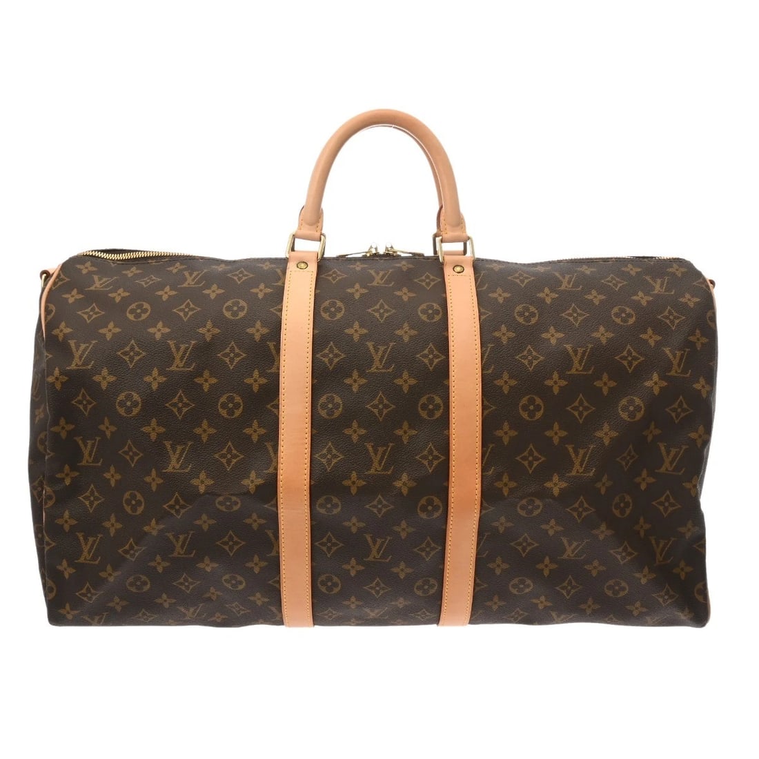 LOUIS VUITTON KEEPALL VANDRIERE 55 MONOGRAM CANVAS BROWN UNI... BOSTON BAG: LOUIS VUITTON Keepall Vandriere 55 Monogram canvas Brown uni... Boston bag Brand: LOUIS VUITTON Type: Boston bag Material: Monogram canvas Color: Brown Size: H:about 12.2inch W:about 21.3inch