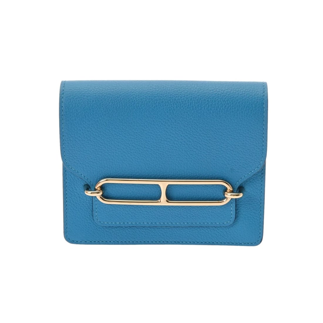 HERMES LOURIS SLIM WALLET VERSO EVERCOLOR BLUE FRIDA BIFOLD WALLET: HERMES Louris Slim Wallet Verso Evercolor Blue Frida Bifold Wallet Brand: HERMES Type: Bifold Wallet Material: Evercolor Color: Blue Frida/Rose Purple × Gold Metal Size: H:about 4.1inch W:about 4