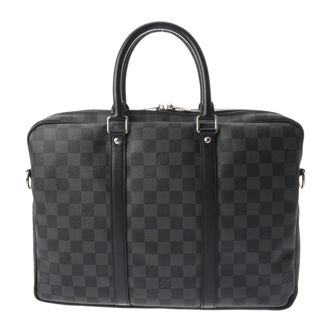 LOUIS VUITTON PDV DAMIER GRAPHITE DAMIER CANVAS BUSINESS BAG: LOUIS VUITTON PDV Damier Graphite Damier canvas Business bag Brand: LOUIS VUITTON Type: Business bag Material: Damier canvas Color: Black Grey Size: H:about 11.0inch W:about 14.2inch D:about 2.2in
