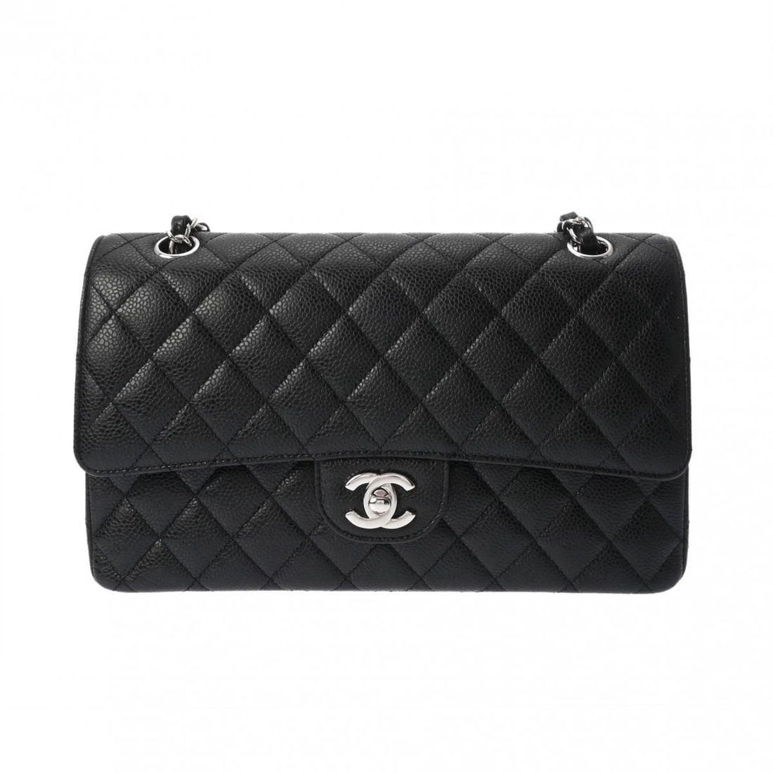 CHANEL W-FLAP W-CHAINSHOULDER MATRASSE SHOULDER BAG (1 of 8)