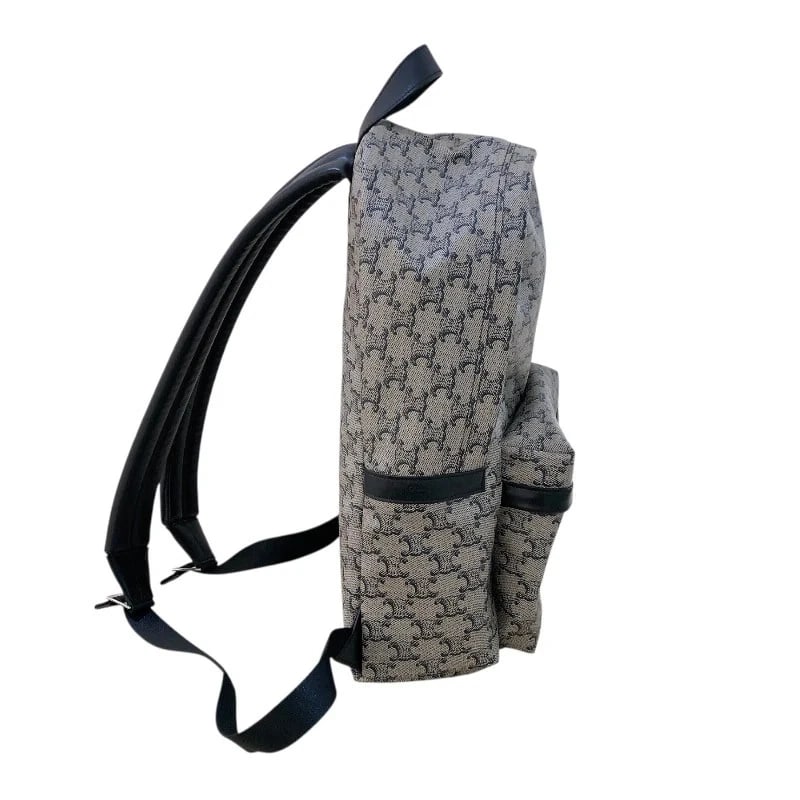 CELINE TRIOMPHE PATTERN BACKPACK PVC/LEATHER HANDBAG - 3