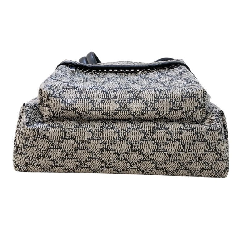 CELINE TRIOMPHE PATTERN BACKPACK PVC/LEATHER HANDBAG - 5