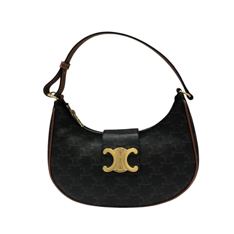 CELINE MEDIUM AVA TAN TRIOMPHE CANVAS HANDBAG (1 of 12)