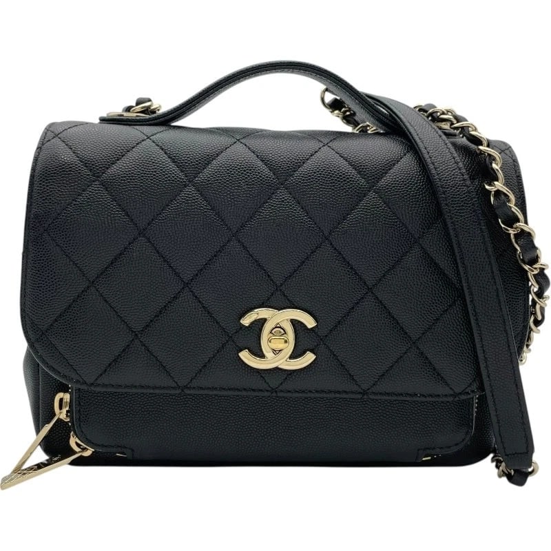 CHANEL MATELASSE HANDBAG SERIES BLACK GHW CAVIAR SHOULDER BAG HANDBAG: CHANEL Matelasse Handbag Series Black GHW Caviar Shoulder Bag Handbag Brand: CHANEL Type: Handbag Material: Caviar Color: Black GD Hardware Size: W: 21.5cm / H: 16cm / D: 6.5cm / Shoulder: 111cm