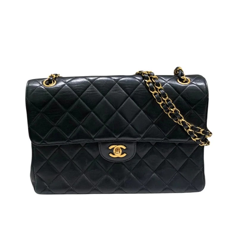 CHANEL LARGE MATELASSE 30 DOUBLE FACE LAMBSKIN SHOULDER BAG HANDBAG (1 of 8)