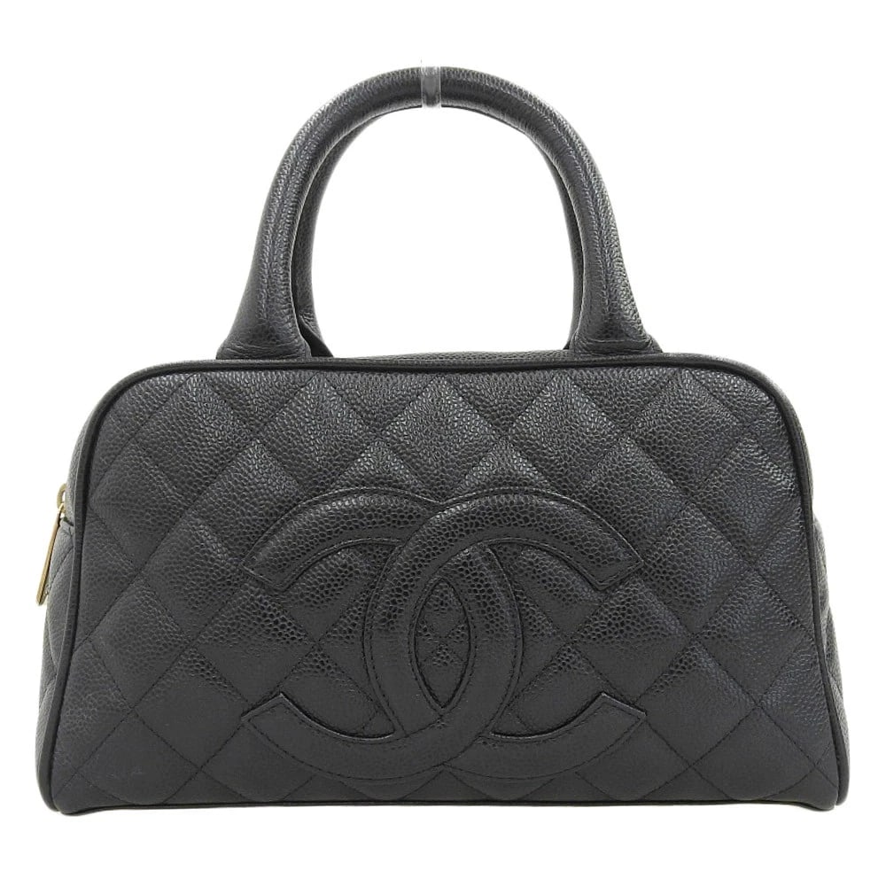 CHANEL COCO MARK MINI BOSTON BAG W/SEAL HANDBAG (1 of 8)