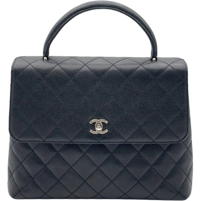 CHANEL MATELASSE HANDBAG 6 SERIES BLACK SHW CAVIAR HANDBAG: CHANEL Matelasse Handbag 6 Series Black SHW Caviar Handbag Brand: CHANEL Type: Handbag Material: Caviar Color: Black SV Hardware Size: W: 30cm / H: 23cm / D: 12cm Accessories: None Accesso