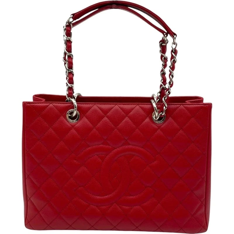CHANEL GST TOTE SERIES RED SHW CAVIAR HANDBAG (1 of 11)