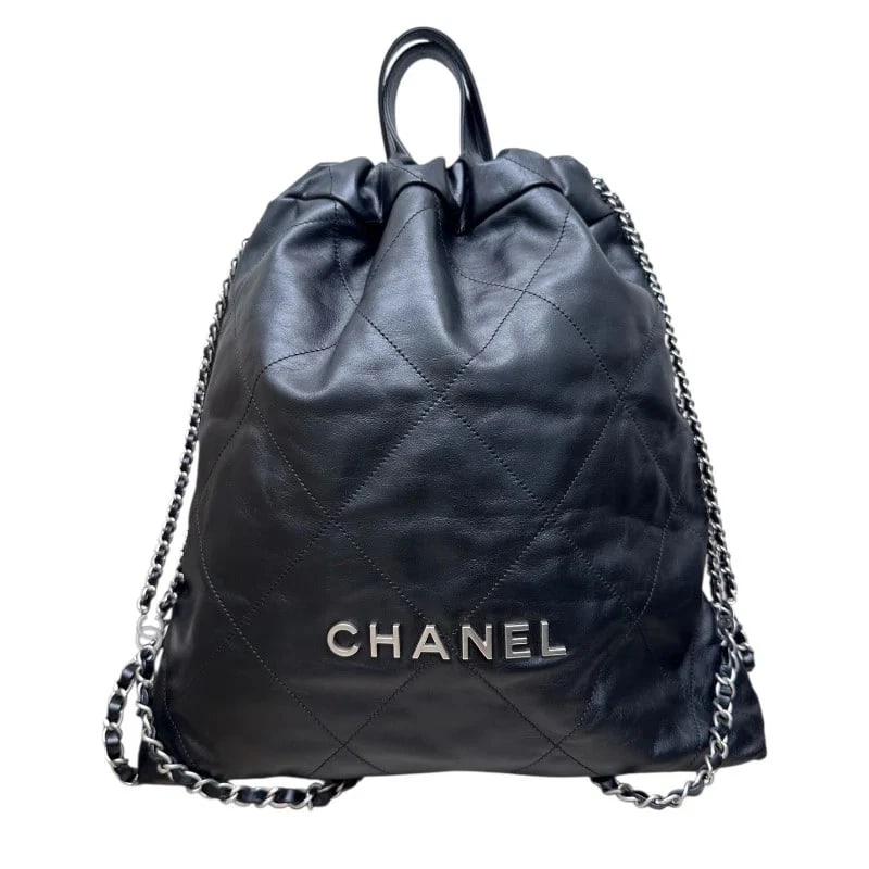 CHANEL 22 BACKPACK BLACK HANDBAG (1 of 11)