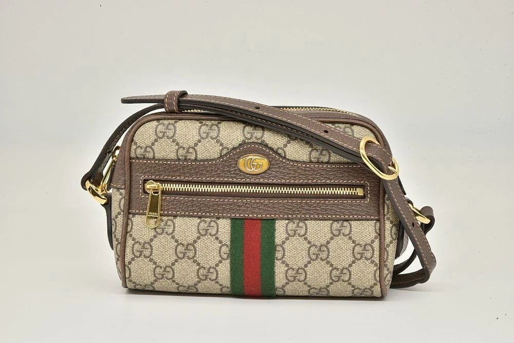 GUCCI OPHIDIA GG SUPREME MINI BAG HANDBAG (1 of 6)