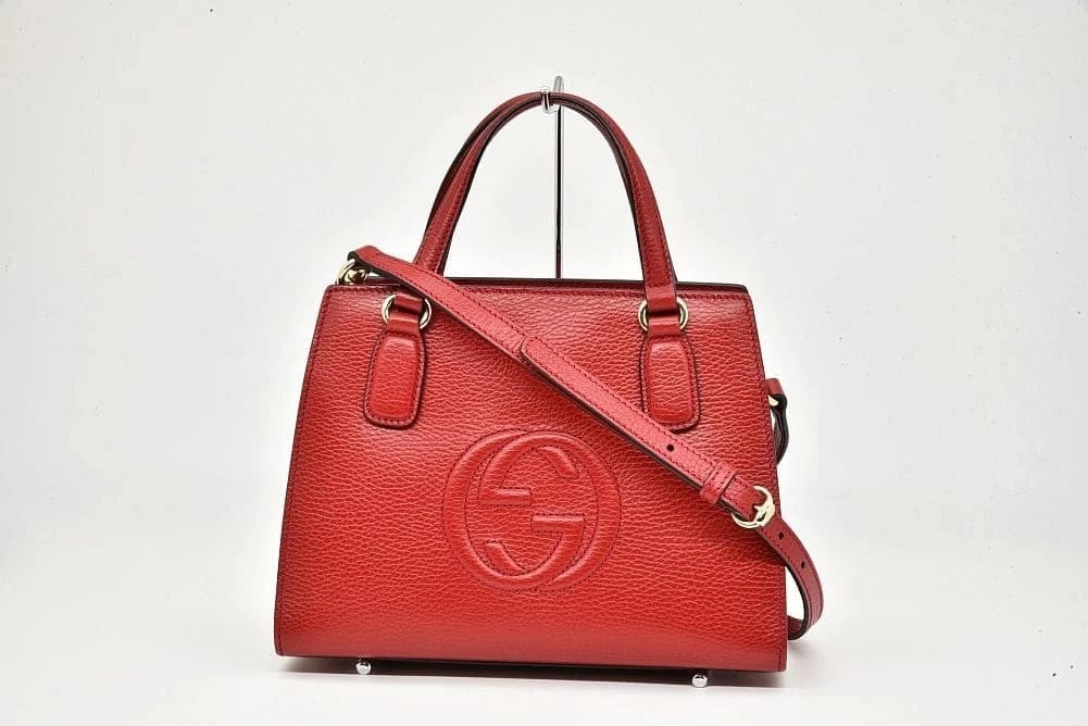 GUCCI SOHO INTERLOCKING G HANDBAG HANDBAG (1 of 7)