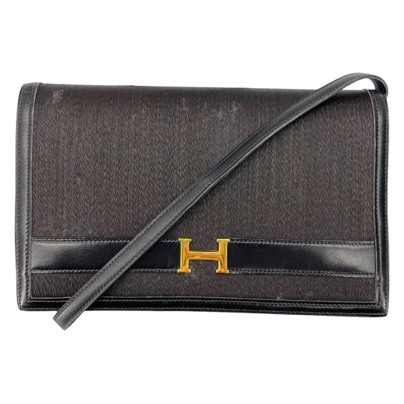 HERMES ANNIE OH STAMP BLACK HANDBAG (1 of 11)