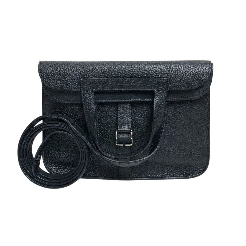 HERMES ARZANE STAMP BLACK SHW SHOULDER BAG HANDBAG: HERMES Arzane Stamp Black SHW Shoulder Bag Handbag Brand: HERMES Type: Handbag Material: Taurillon Clemence Color: Black/SV Hardware Size: W: 24cm / H: 15cm / D: 7cm / Shoulder: 42/109cm Accessor