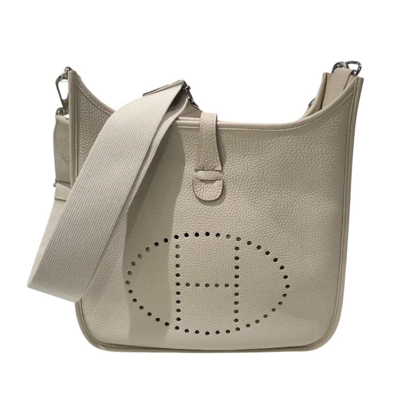 HERMES EVELYNE3 PM B STAMP BETON SHW TAURILLON SHOULDER BAG HANDBAG (1 of 10)