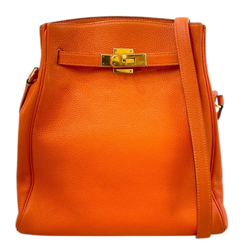 HERMES KELLY SPORT STAMP FEU GHW TOGO SHOULDER BAG HANDBAG (1 of 11)