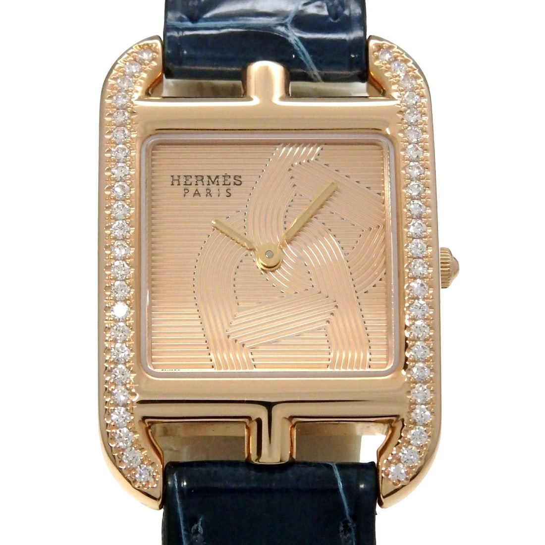 HERMES CAPE COD WATCH: HERMES Cape Cod Watch Brand: HERMES Type: N/A Material: Band Material K18Pg/Leather, Case Material N/A Color: Band Color N/A Size: Band Size none, Case Size 23mm Accessories: None Accessories