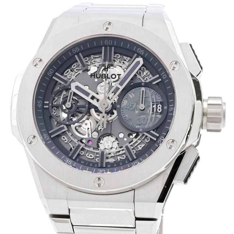 HUBLOT WATCH: HUBLOT Watch Brand: HUBLOT Type: N/A Material: Band Material Titanium, Case Material N/A Color: Band Color N/A Size: Band Size 20.1cm, Case Size 42mm Accessories: None Accessories Notice: