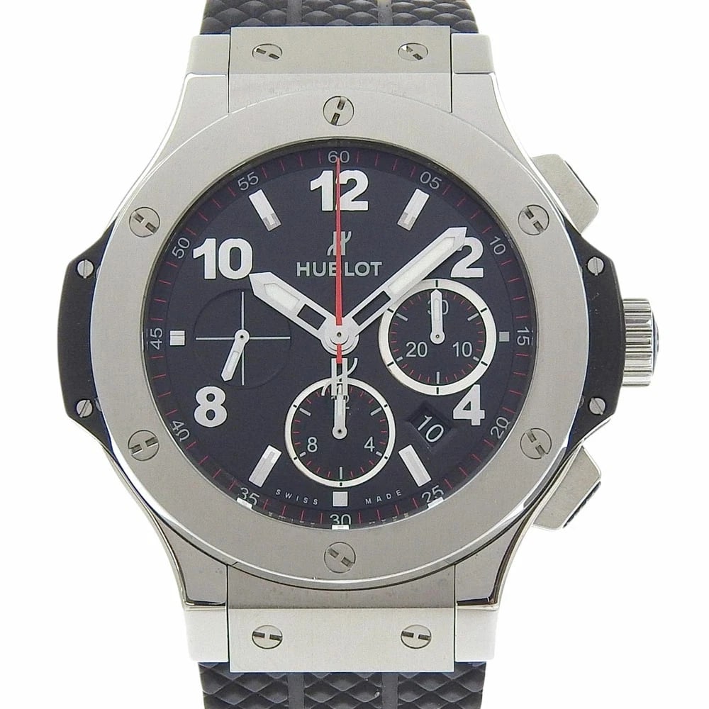 HUBLOT BIG BANG WATCH: HUBLOT Big Bang Watch Brand: HUBLOT Type: N/A Material: Band Material Stainless Steel/Rubber, Case Material N/A Color: Band Color N/A Size: Band Size 16.5?20.5cm, Case Size 54mm x 48mm 