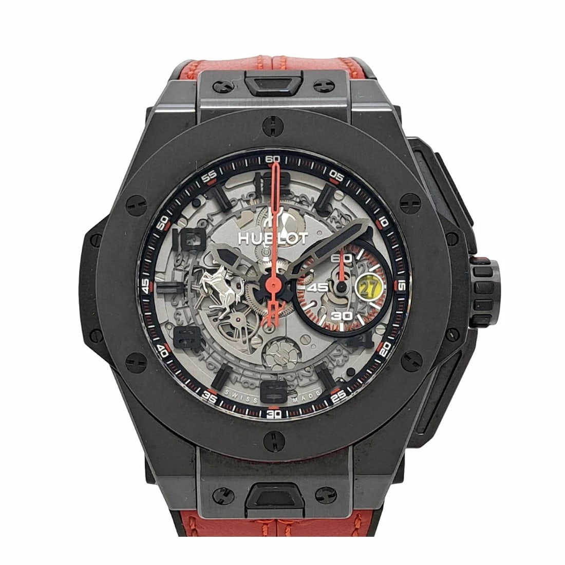 HUBLOT BIG BANG WATCH: HUBLOT Big Bang Watch Brand: HUBLOT Type: N/A Material: Band Material Ceramic, Case Material N/A Color: Band Color N/A Size: Band Size none, Case Size 45mm Accessories: None Accessories No