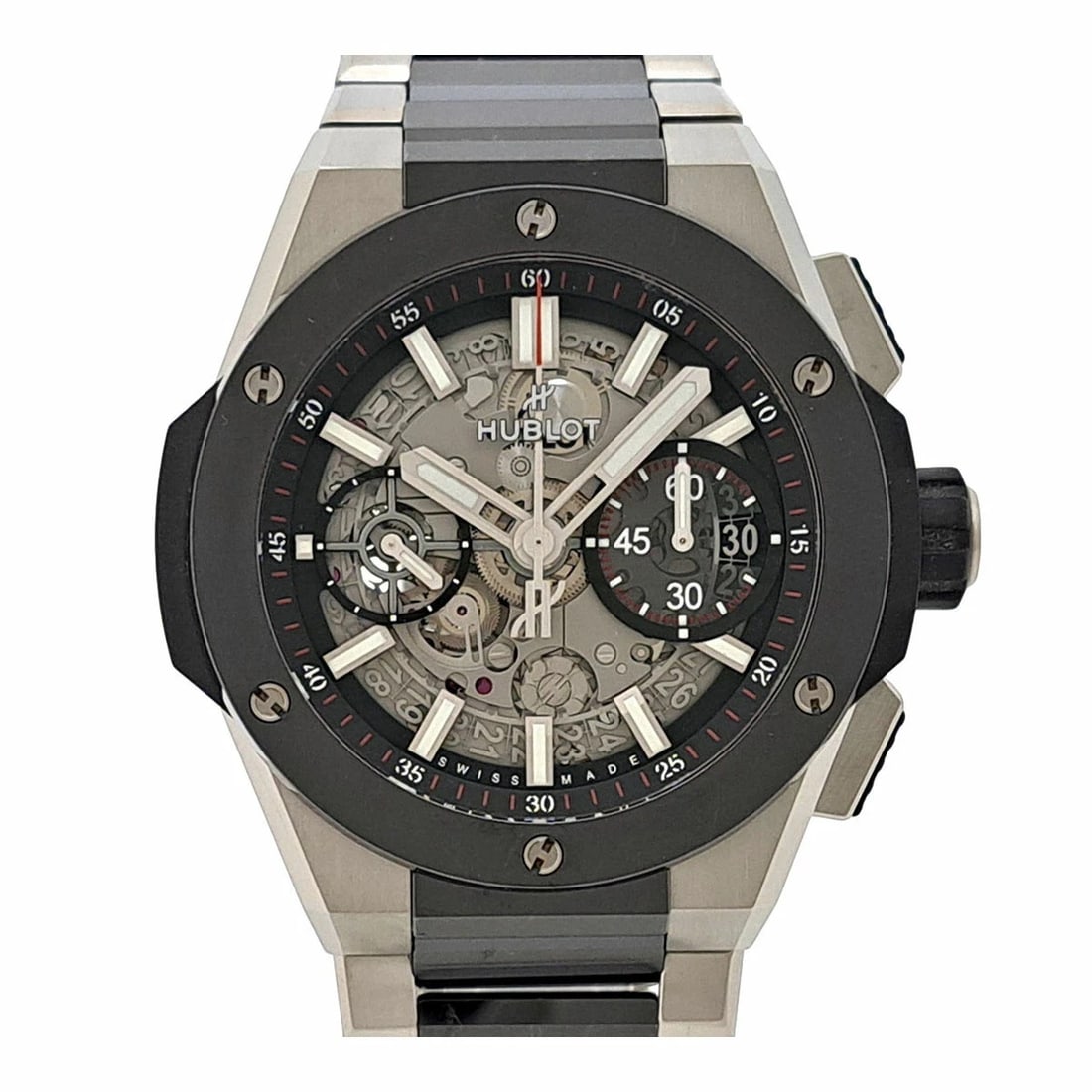 HUBLOT BIG BANG WATCH: HUBLOT Big Bang Watch Brand: HUBLOT Type: N/A Material: Band Material Titanium Ceramic, Case Material N/A Color: Band Color N/A Size: Band Size none, Case Size 42mm Accessories: None Acces